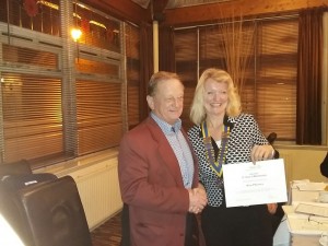 Presentation of Long Service Award to Ken Pheysey